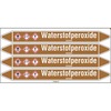 Leitungsmarker - "Waterstofperoxide" 250x26mm